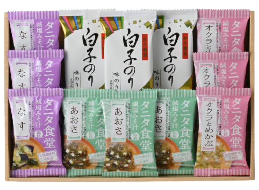 タニタ食堂監修減塩みそ汁＆白子のりセット