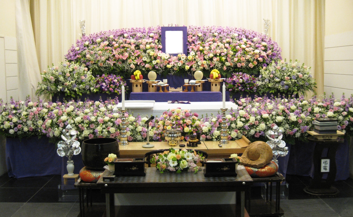 アレンジ生花祭壇