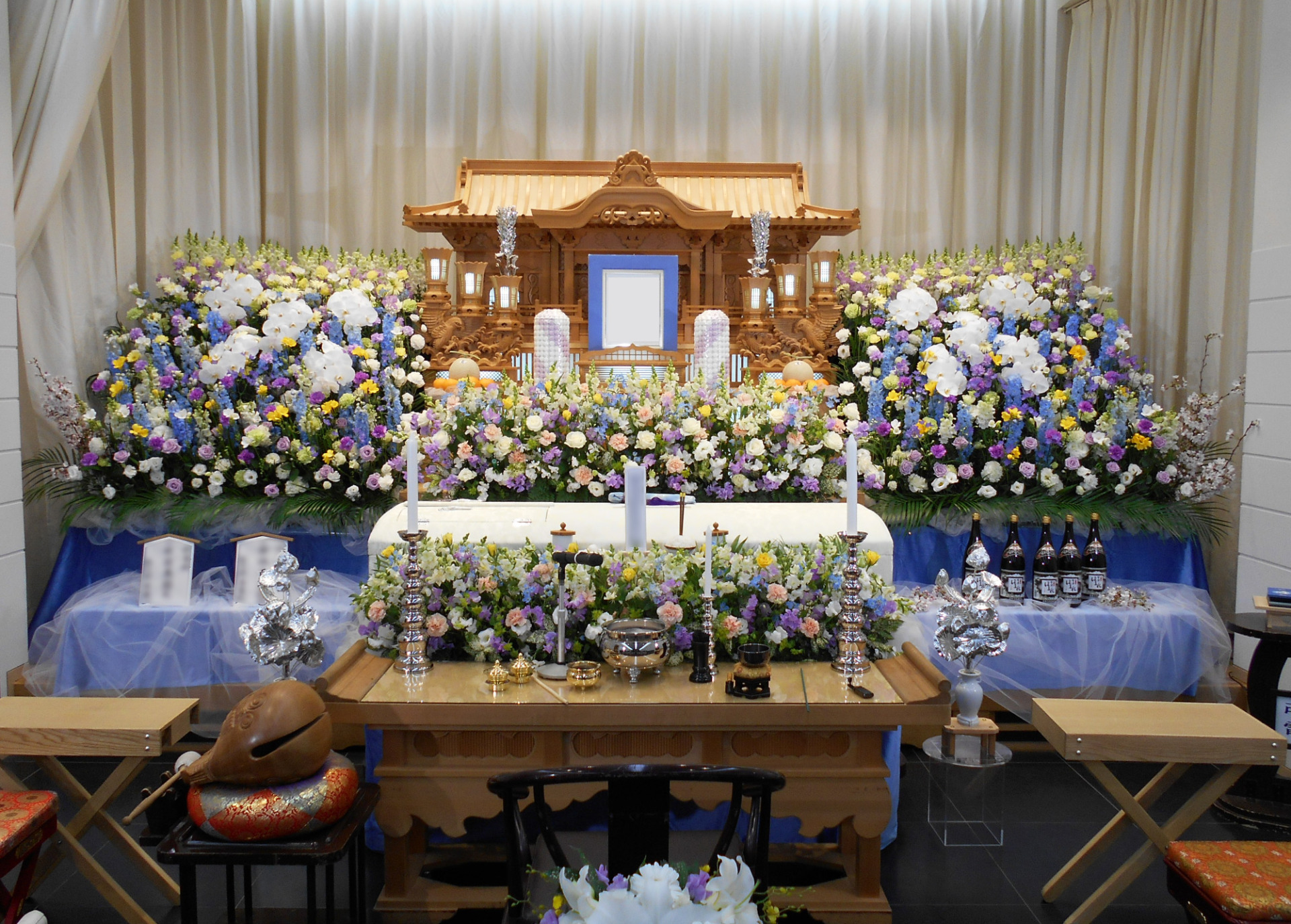 浦安斎場白木祭壇